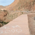 5000 kilometers completed while cycling down the valley and gorges of Dadès from high cold in the High Atlas.  